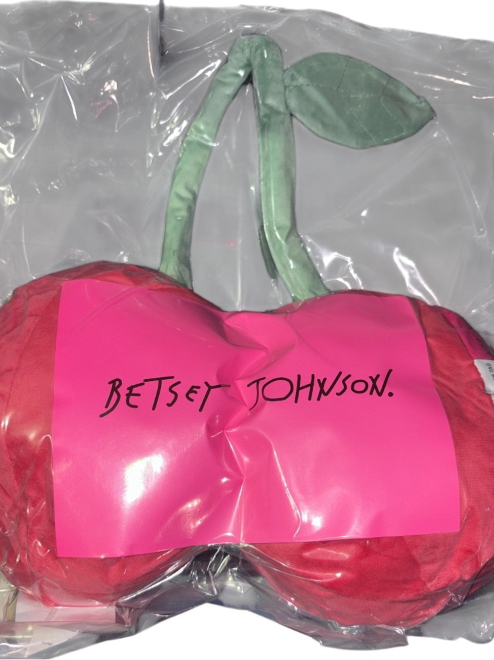 Betsey Johnson Cherry Novelty Decorative Pillow - Picture 3 of 4